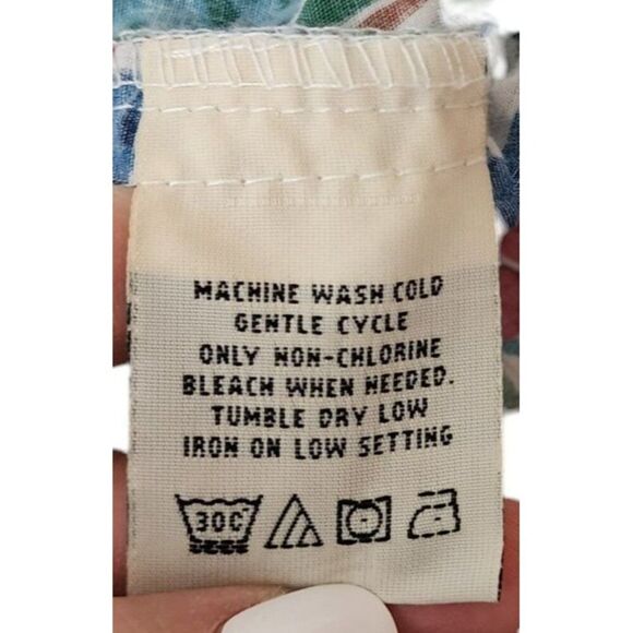 Vintage 80s Short Sleeve Hawaiian Tropical Shirt Mens Size S Blue Aloha Tiki Wah - Picture 7 of 7